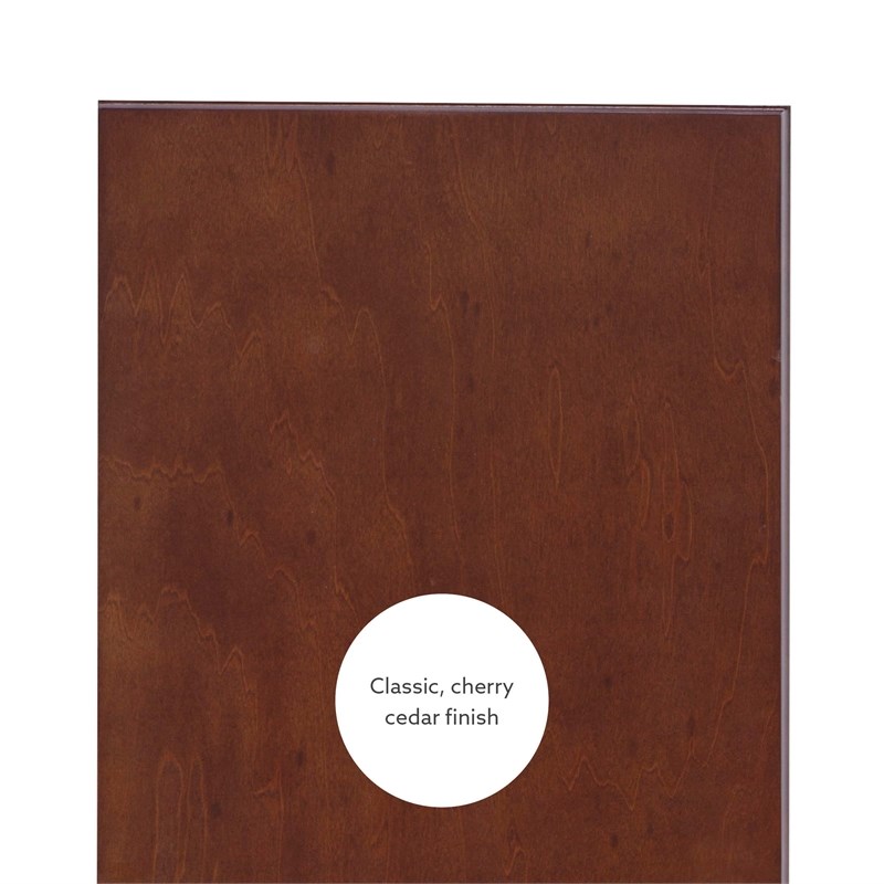 Linon Chadwick Traditional Cedar Chest in Rich Cherry Finished Wood