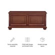 Linon Chadwick Traditional Cedar Chest in Rich Cherry Finished Wood