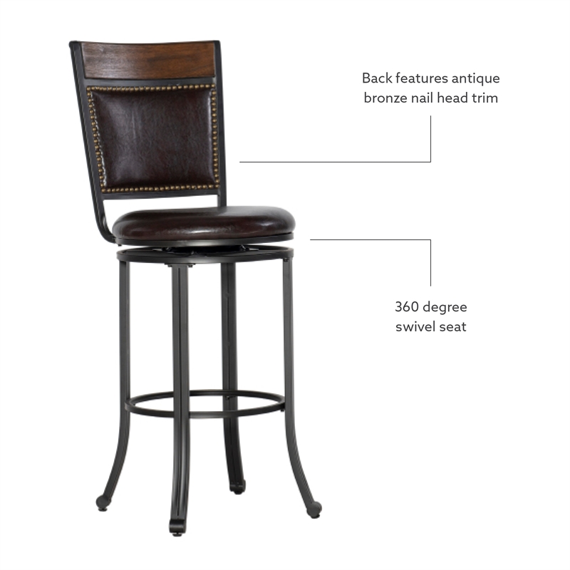 Linon Franklin Metal 30