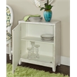 Linon Grace Storage Accent Cabinet in Smokey Off White Distressed Wood