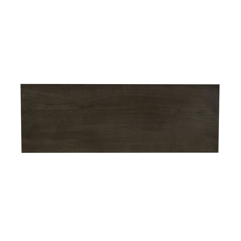 Linon Willow Wood 2 Tone Dining Bench in Distressed Teal Blue