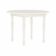 Linon Madi Youth Wood Table and Two Chair Set in Vanilla White