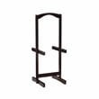 Linon James Wood Five Piece Tray Table Set in Espresso