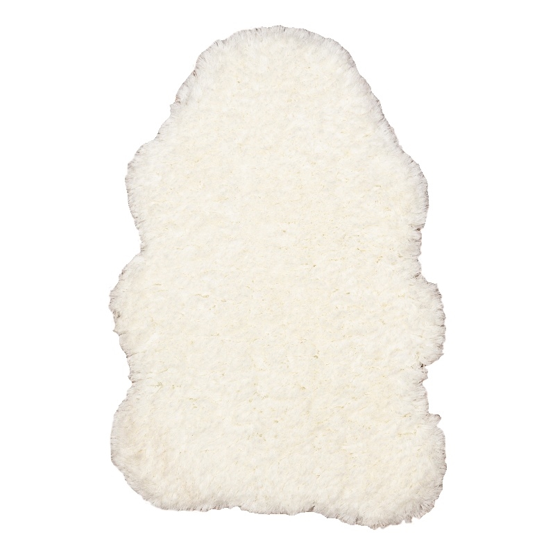 Linon Faux Lamb Skin Hand Tufted Polyester 3'6