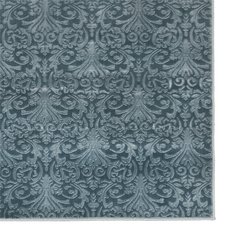 Linon Evolution Damask Power Loomed Polyester 5'x7'6