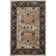 Linon Vintage Isfahan Power Loomed Microfiber Polyester 2'x3' Rug in Ivory