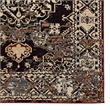 Linon Vintage Nain Power Loomed Microfiber Polyester 2'x10' Rug in Beige