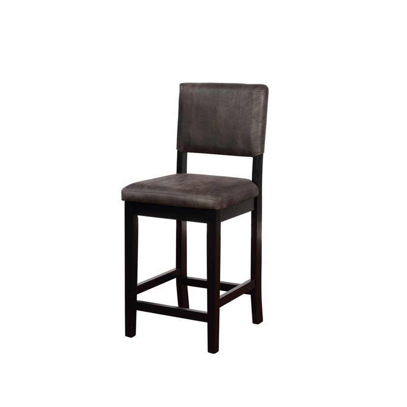 Linon Milano Counter Stool Antique Charcoal Cymx201