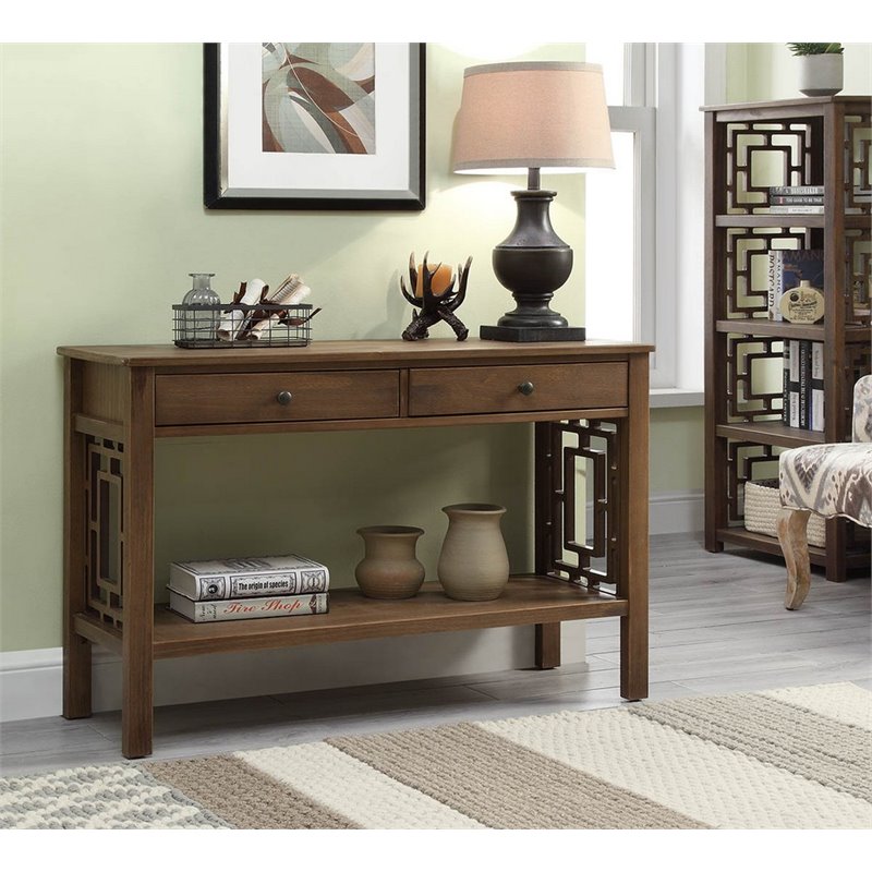 Linon Hayley Wood Console Table In, Jefferson Console Table