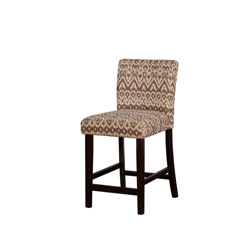 Linon Morocco Ikat Coconut Counter Stool Cymx299