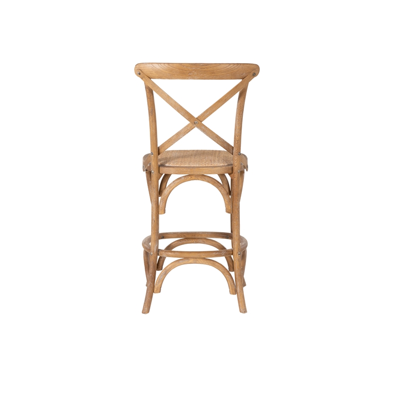 Linon Moxy 24" Wood Counter Stool - Thumbnail 2