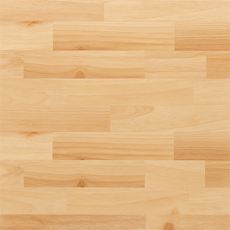 Linon Pennfield Kitchen Island Natural Top Ample Storage in Black Wood Base