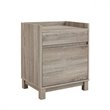 Linon Tracey Writing Desk with 2 Drawer File Cabinet in Gray