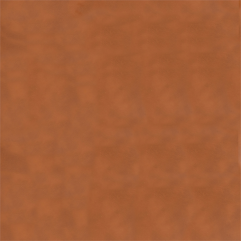 Linon Mabry Faux Leather Upholstered Set of 2 Dining Chairs Steel Legs in Brown