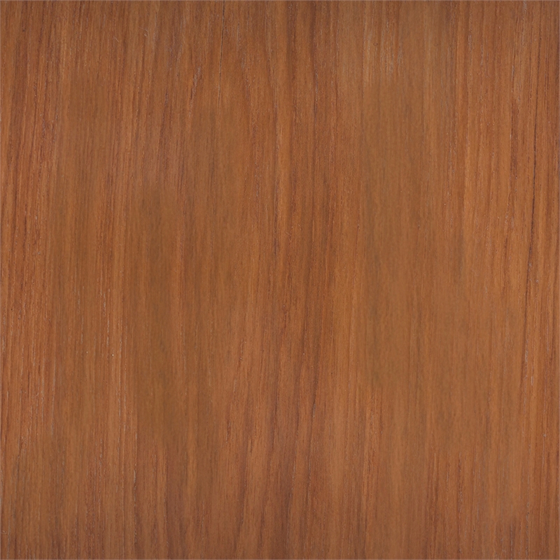 Linon Rey Acacia Wood Outdoor Slat Back Chair with Cushion in Brown Finish