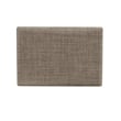 Linon Claridge Counter Stool Gray Woven Padded Seat Wood Frame in Rustic Brown