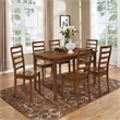 Linon Juncture Trellis Power Loomed Chenille Polyester 8'x10' Rug in Brown