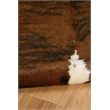 Linon Faux Hide Polyester Ex Brindle Cowhide Area Rug in Brown
