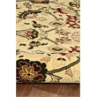 Linon McKinley Nain Polypropylene 8' Square Area Rug in Cream