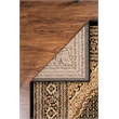 Linon McKinley Mahi Tabriz Power Loomed Polypropylene 9' X 12' Rug in Black