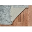 Linon New Flokati Hand Woven Wool 8'x10' Rug in Gray