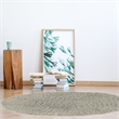 Linon New Flokati Hand Woven Wool 8'R Rug in Gray