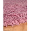 Linon New Flokati Hand Woven Wool 8'x10' Rug in Lilac Purple
