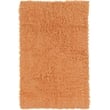 Linon New Flokati Hand Woven Wool 2'x3' Rug in Sherbet Orange