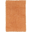 Linon New Flokati Hand Woven Wool 5'x8' Rug in Sherbet Orange