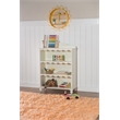 Linon New Flokati Hand Woven Wool 5'x8' Rug in Sherbet Orange