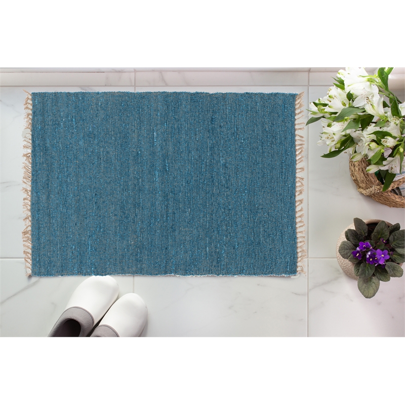 Linon Berber Loop Hand Woven Wool 1'10