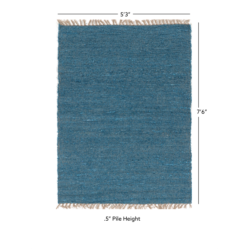 Linon Berber Loop Hand Woven Wool 5'3