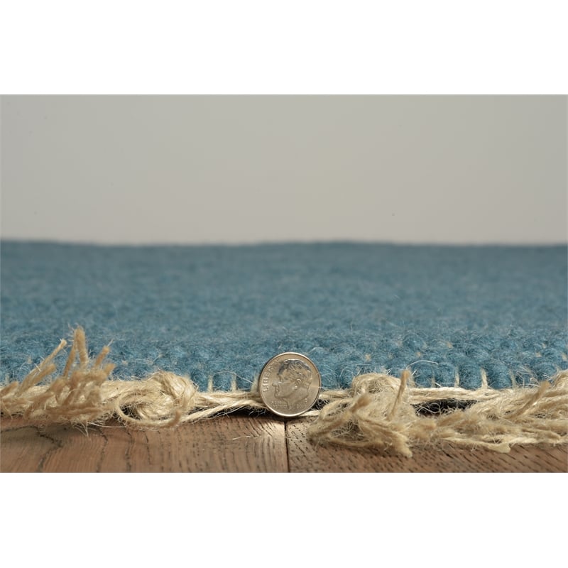 Linon Berber Loop Hand Woven Wool 7'10