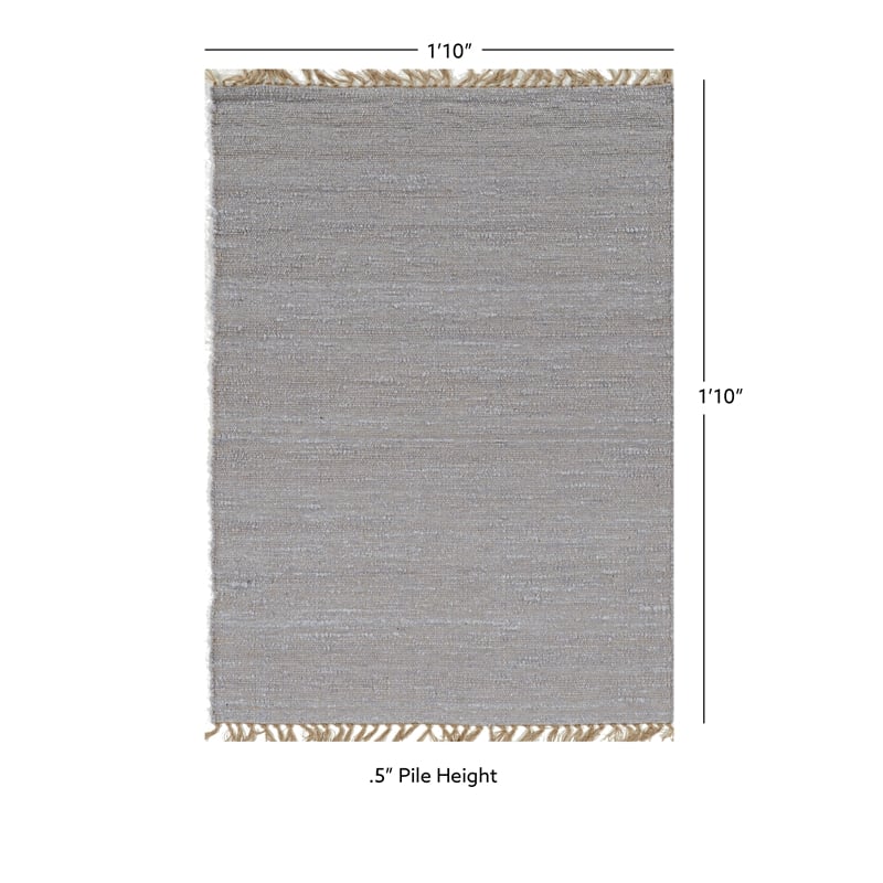 Linon Berber Loop Hand Woven Wool 1'10