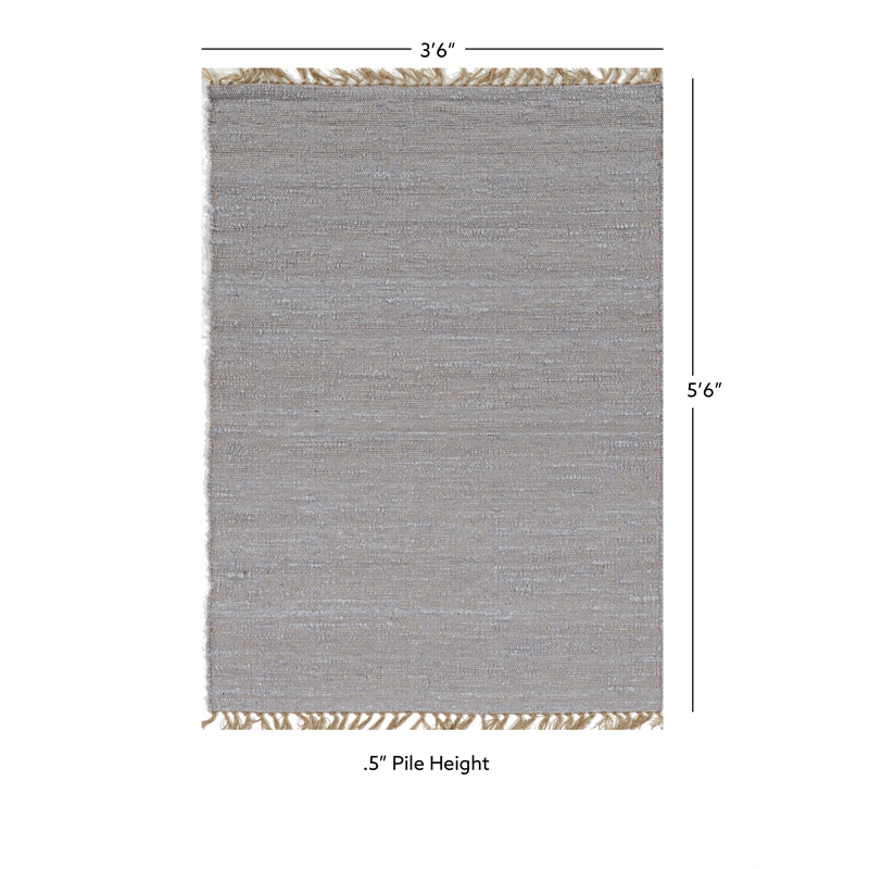 Linon Berber Loop Hand Woven Wool 3'6