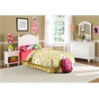 Linon Luxe Plush Shag Hand Tufted Polyester 8'x10' Rug in White