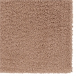 Linon Luxe Plush Shag Hand Tufted Polyester 5'x7' Rug in Sand