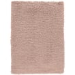 Linon Luxe Plush Shag Hand Tufted Polyester 8'x10' Rug in Blush Pink