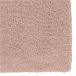 Linon Luxe Plush Shag Hand Tufted Polyester 8'x10' Rug in Blush Pink