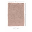 Linon Luxe Plush Shag Hand Tufted Polyester 8'x10' Rug in Blush Pink