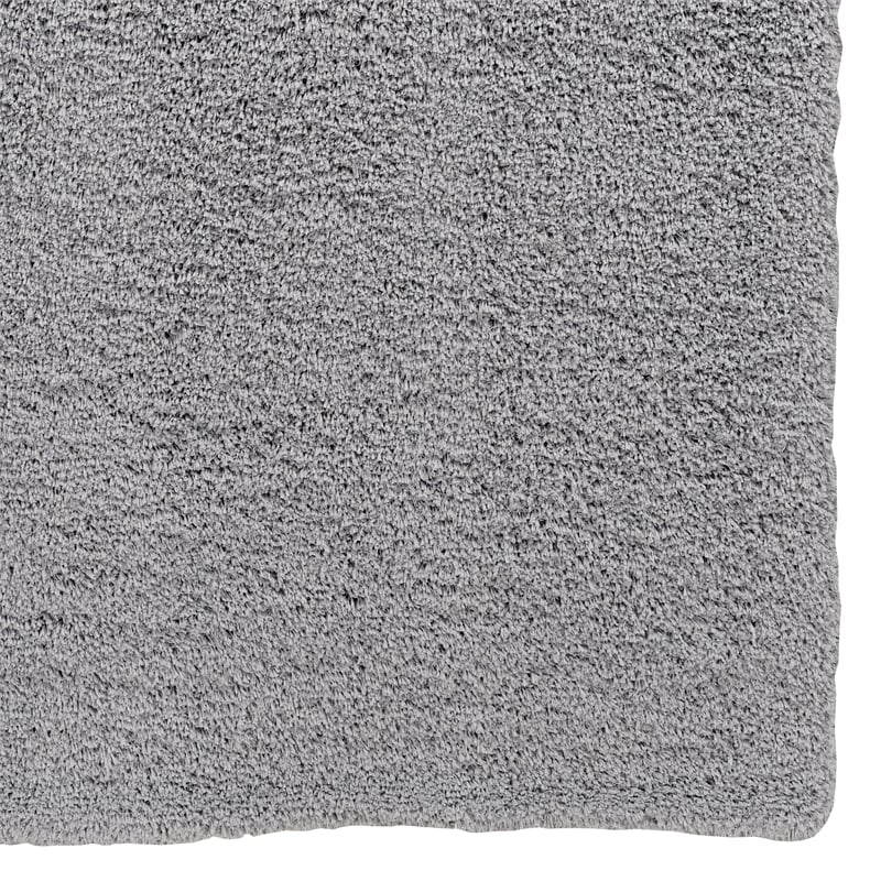 Linon Luxe Plush Shag Hand Tufted Polyester 8'x10' Rug in Gray