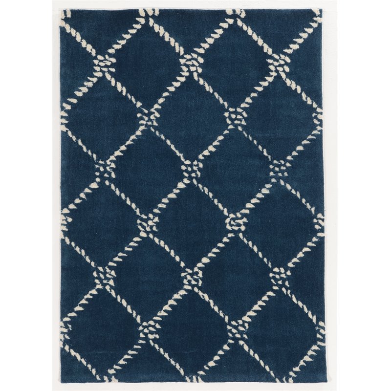 Tripoli Rope Qua Navy Ivory Area Rug 5x7 Cymx980 - Navy And Ivory Rug Tripoli Rope Qua Navy Ivory Area Rug 5x7 Cymx980 - Navy And Ivory Rug