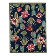 Linon Tripoli Cactus Hand Tufted Polyester 8'x10' Rug in Navy