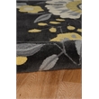 Linon Tripoli Pineapple Hand Tufted Polyester 8'x10' Rug in Navy