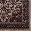 Linon Emerald Barton Woven Microfiber Polyester 5'x7' Rug in Cream