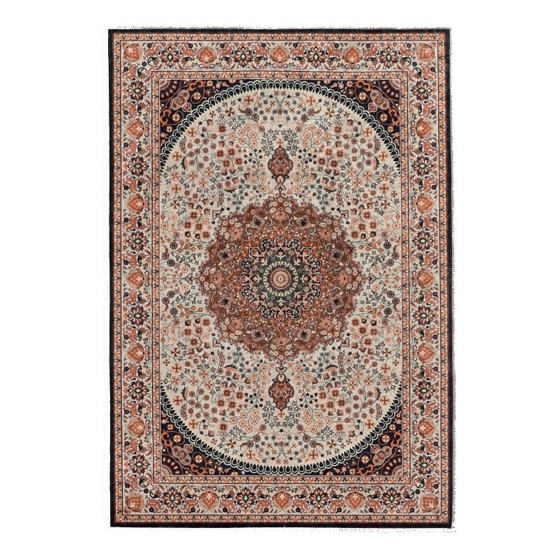 Linon Emerald Harris Woven Microfiber Polyester 3'3