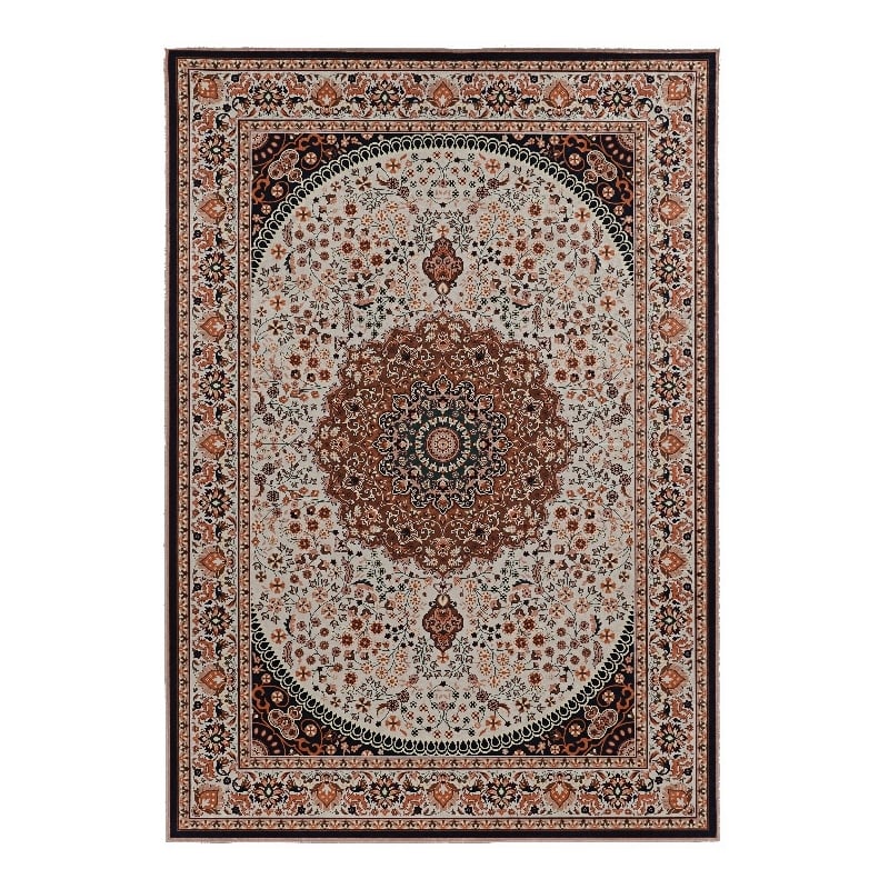 Linon Emerald Harris Woven Microfiber Polyester 6'7