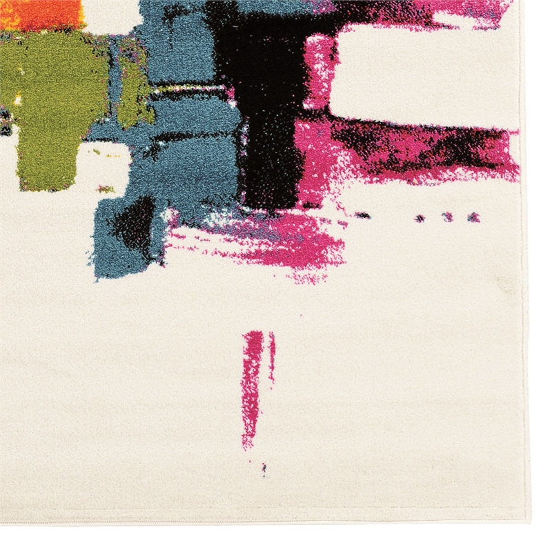 Linon Marisol Brushstroke Power Loomed Polypropylene 8'x10'3