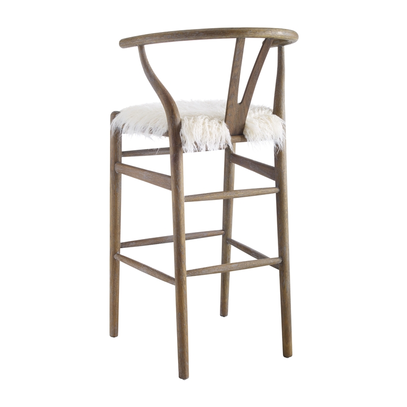 Linon Layla Wishbone Bar Stool Cymx1051 Linon Layla Wishbone Bar Stool