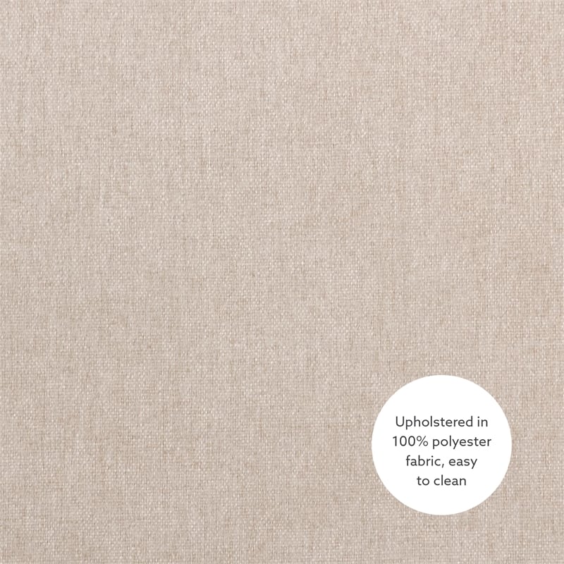 Linon Pacey Wood Upholstered Counter Stool Woven Rattan Seat Back in Greywash